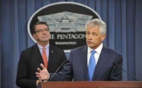 Hagel talks about sequester 800px-hagelsequester