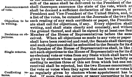 Electoral Count Act of 1887