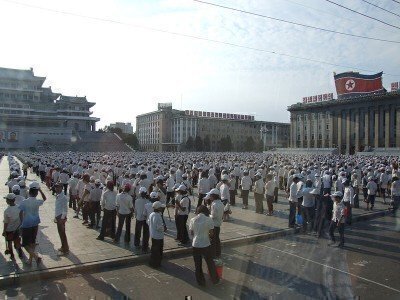 Public March in North Korea Public March in North Korea