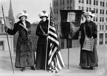 General Rosalie Jones, Jessie Stubbs, and Colonel Ida Craft. Courtesy Library of Congress.