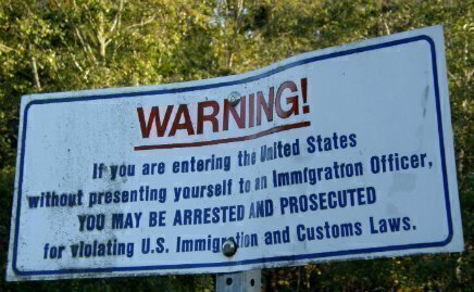 US border notice