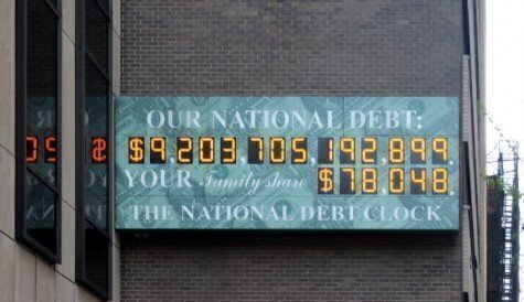 Debt clock. Source: Everyme at Wlikicommons
