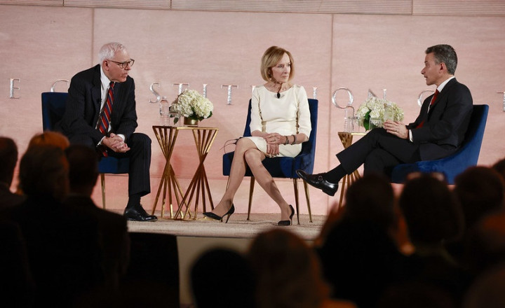 Judy Woodruff and David Rubenstein honored with 2023 Liberty Medal
