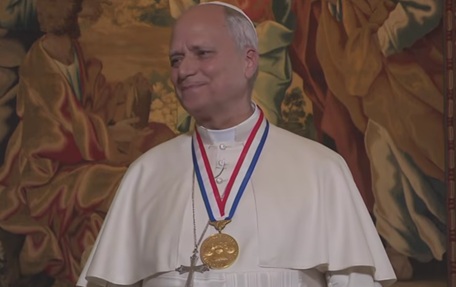 Liberty Medal Awarded to Pope Leo XIV