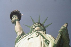 On this day, the Statue of Liberty arrives in America