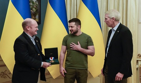 Ukraine President Zelenskyy honored with 2022 Liberty Medal