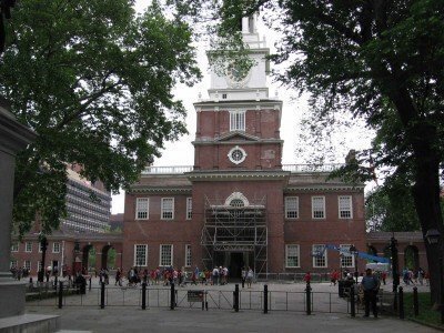 Independence Hall, looking south