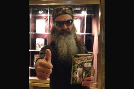 Duck Dynasty star Phil Robertson phil-with-book