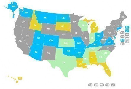 states maps voterlaws