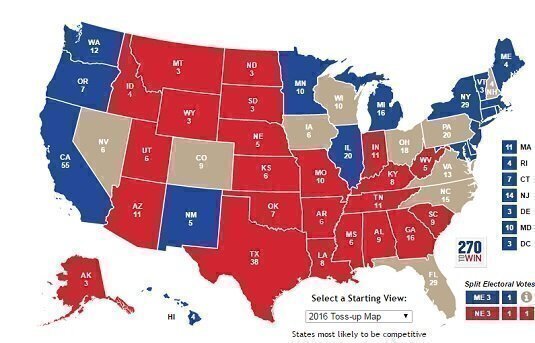 What Are The Real Swing States In The 2016 Election National