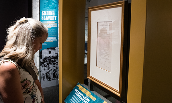 Artifact Spotlight: Emancipation Proclamation and the 54th Massachusetts Regiment  