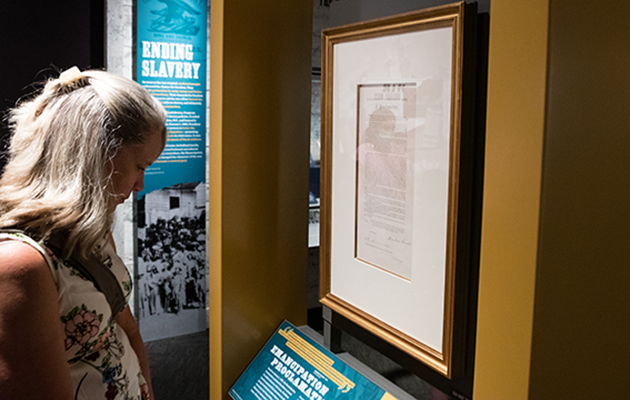 Artifact Highlight: Emancipation Proclamation and the 54th Massachusetts Regiment