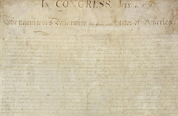 Engrossed Declaration of Independence