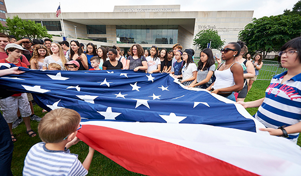 Giant Flag Folding