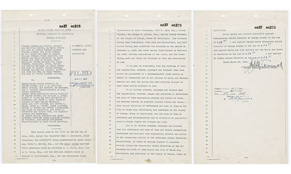 Artifact Highlight: Petition From <em>Mendez v. Westminster </em>