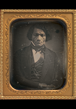 daguerreotype by unknown artist Frederick Douglass, head-and-shoulders portrait, 1850