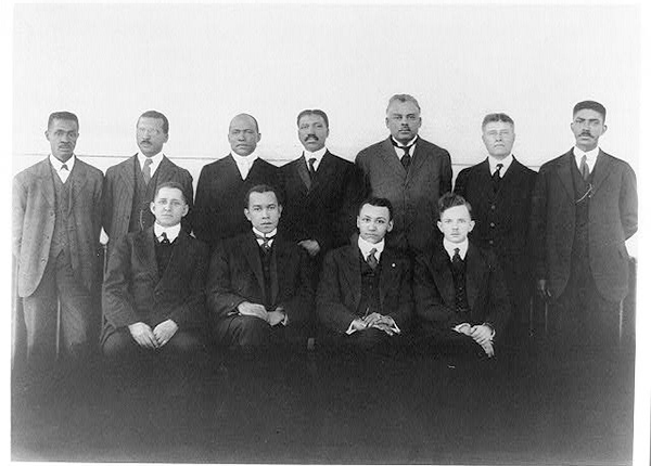 Officers and executive committee of the NAACP, Atlanta, Ga., branch: Peyton A. Allen, George A. Towns, Benjamin J. Davis, Dr., the Rev. L.H. King, Dr. William F. Penn, John Hope, David H. Sims, Harry H. Pace, Dr. Charles H. Johnson, Dr. Louis T. Wright, and Walter F. White.
