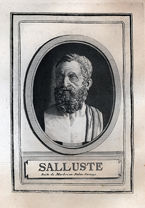 Portrait of Sallustius by Louis-Gabriel Monnier from the 18th century.