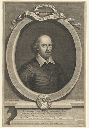 Etching and engraving, William Shakespeare , by George Vertue.